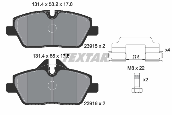 TEXTAR 2391503 Q+ set...