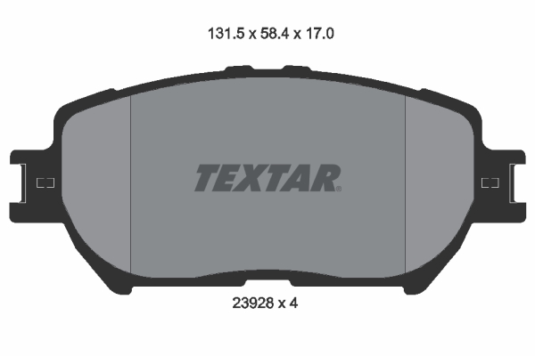 TEXTAR 2392801 set placute...