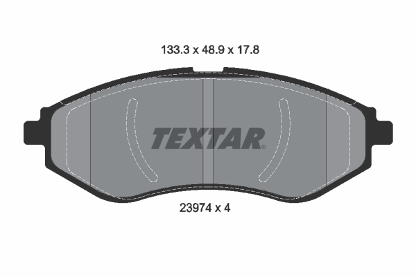 TEXTAR 2397401 Q+ Bremsbelagsatz, Scheibenbremse