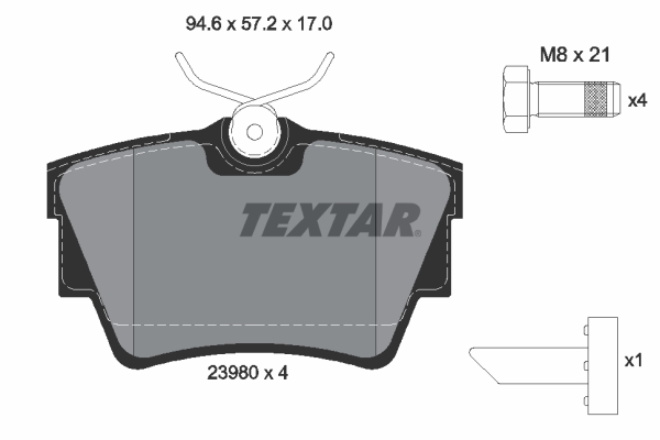 TEXTAR 2398001 Sada...