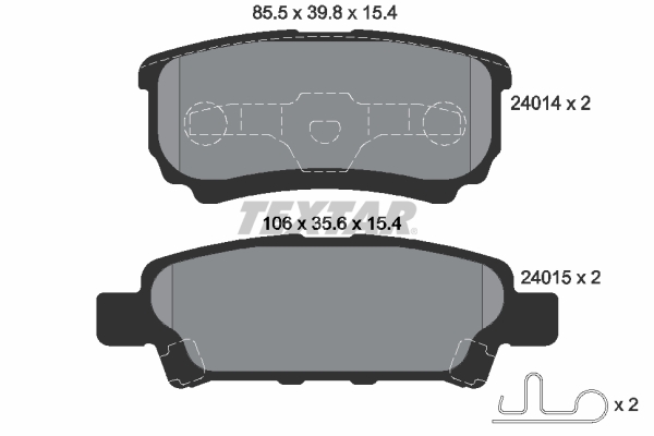 Blue Print ADA104209 Kit Pastiglie Freno A Disco - Ricambio Auto Di Qualità - Facile Montaggio - Sistema Frenante Affidabile