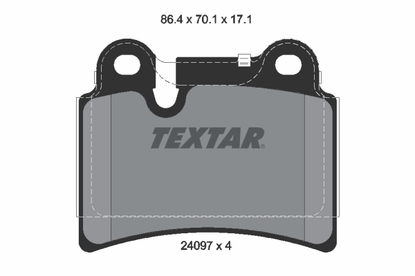 TEXTAR 2409701 set placute...