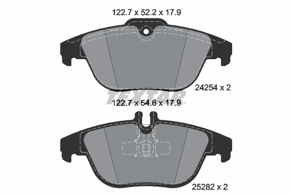 TEXTAR 2425481 epad Bremsbelagsatz, Scheibenbremse