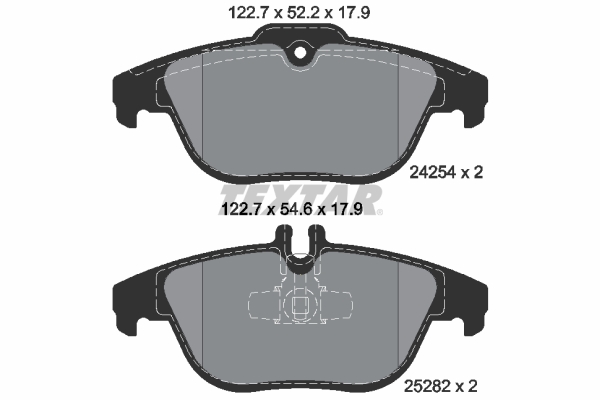 TEXTAR 2425481 epad Bremsbelagsatz, Scheibenbremse