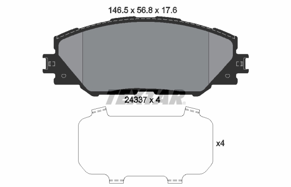 TEXTAR 2433701 Kit...