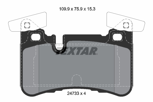 TEXTAR 2473301 set placute...