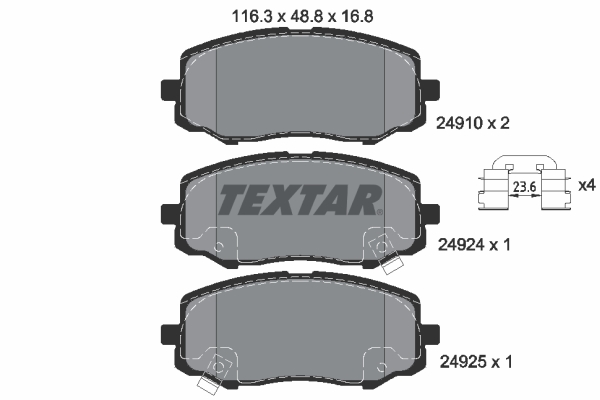 TEXTAR 2491001 Sada...