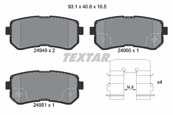 TEXTAR 2494901 Sada...