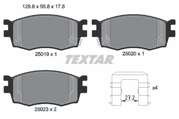 TEXTAR 2501901 Sada...