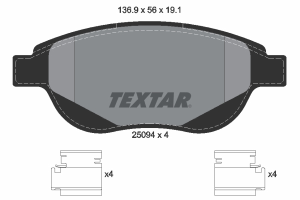 TEXTAR 2509401 Q+ комплект...