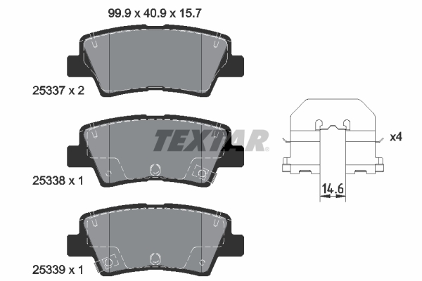 TEXTAR 2533701 Q+ set...