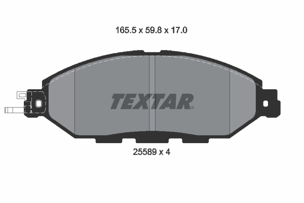 TEXTAR 2558901 Σετ τακάκια,...
