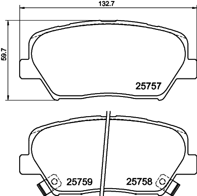 TEXTAR 2575703 комплект...