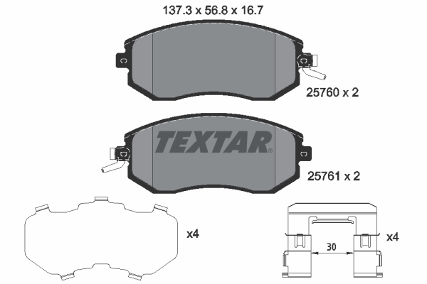 TEXTAR 2576001 Sada...