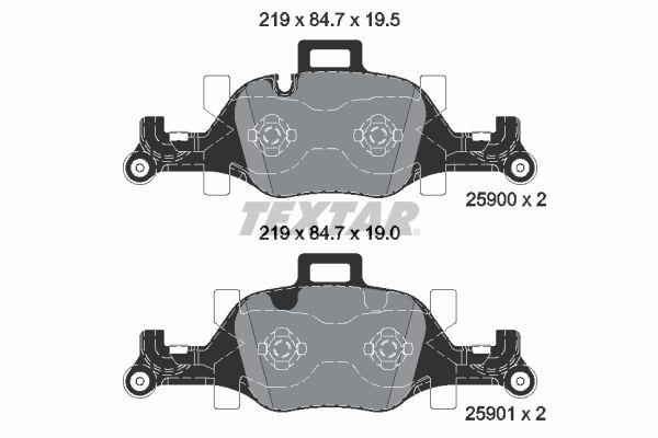 TEXTAR 2590001 set placute...