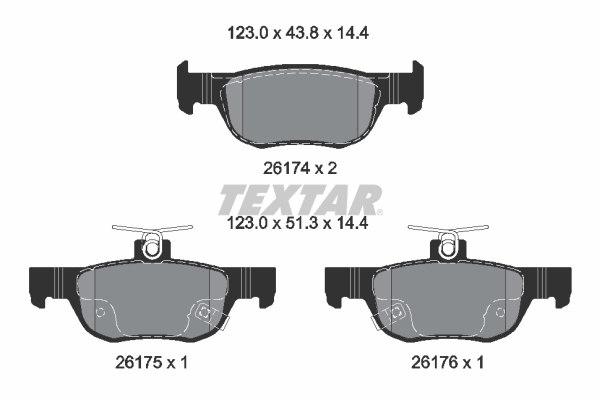 TEXTAR 2617401 Q+ set...