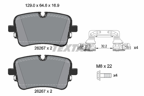 TEXTAR 2626701 Q+ set...