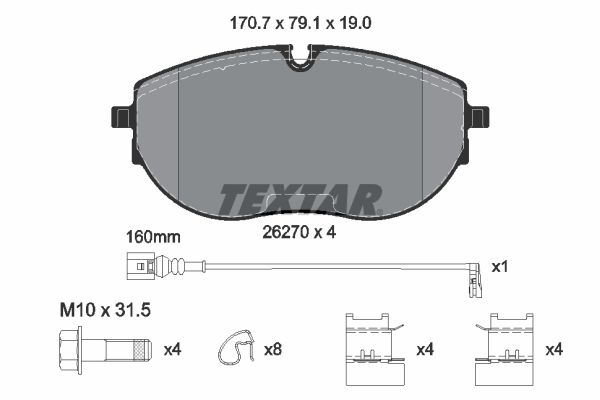 TEXTAR 2627001 Q+ set...