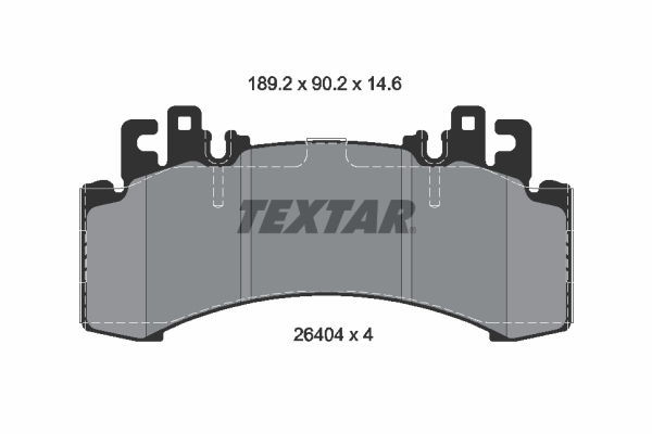 TEXTAR 2640401 Q+ Bremsbelagsatz, Scheibenbremse