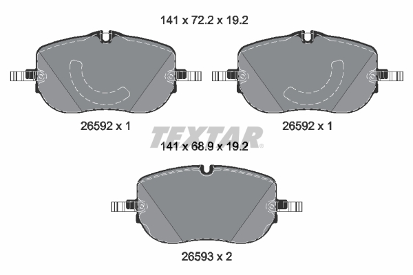 TEXTAR 2659201 Q+ set...