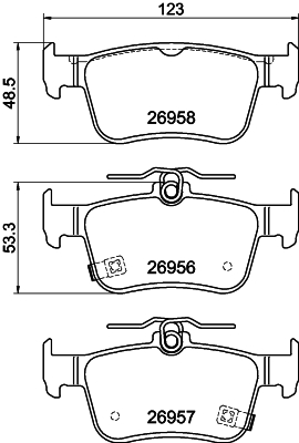 TEXTAR 2695801 Q+ Bremsbelagsatz, Scheibenbremse