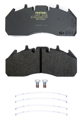 TEXTAR 2917402 Bremsbelagsatz, Scheibenbremse