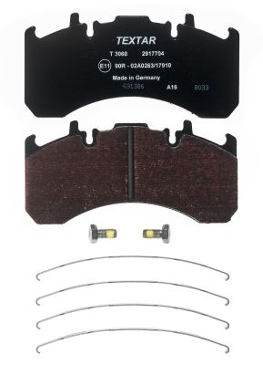 TEXTAR 2917704 Bremsbelagsatz, Scheibenbremse