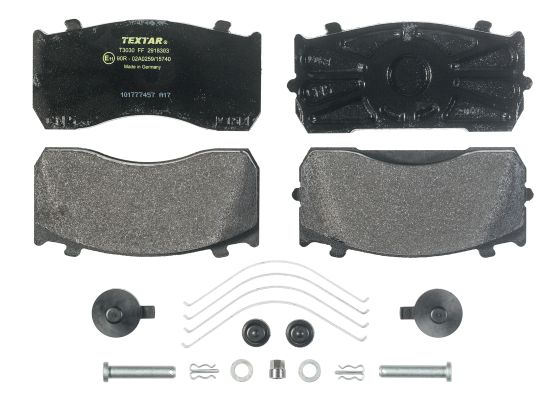 TEXTAR 2918303 Bremsbelagsatz, Scheibenbremse