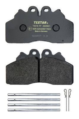TEXTAR 2925601 Bremsbelagsatz, Scheibenbremse