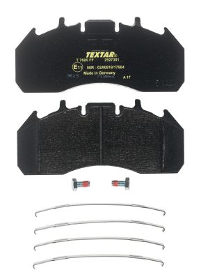 TEXTAR 2927301 Bremsbelagsatz, Scheibenbremse