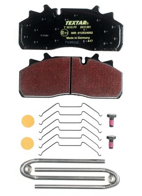 TEXTAR 2931301 Lightweight Technology Bremsbelagsatz, Scheibenbremse