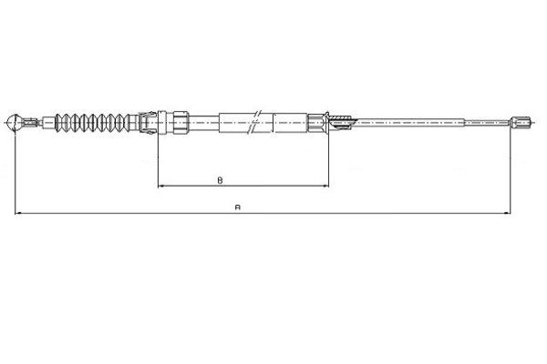 TEXTAR 44006600 Seilzug, Feststellbremse