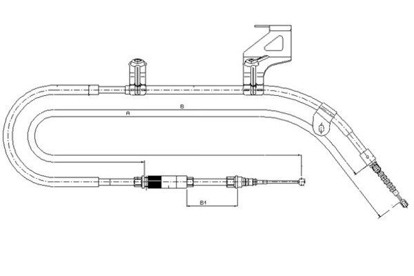 TEXTAR 44007200 Seilzug, Feststellbremse