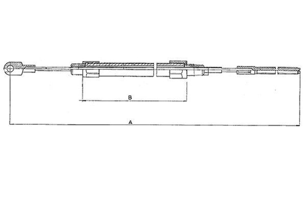 TEXTAR 44007700 Seilzug, Feststellbremse