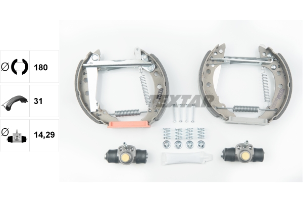TEXTAR 84018201 Shoe Kit Pro Bremsbackensatz