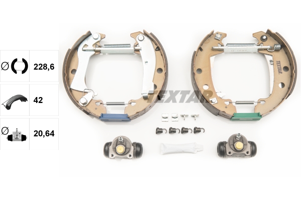 TEXTAR 84029201 Shoe Kit Pro Bremsbackensatz