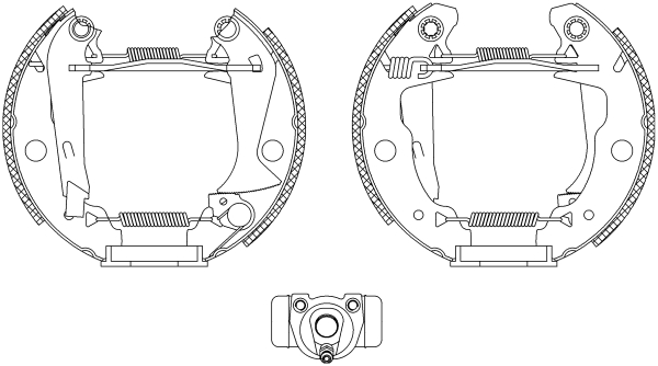 TEXTAR 84029402 Shoe Kit Pro Bremsbackensatz