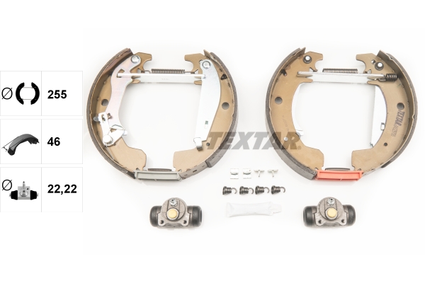 TEXTAR 84029700 Shoe Kit Pro Bremsbackensatz