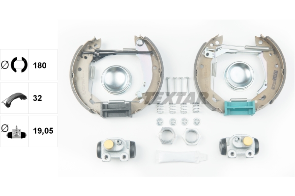 TEXTAR 84031200 Shoe Kit Pro Bremsbackensatz