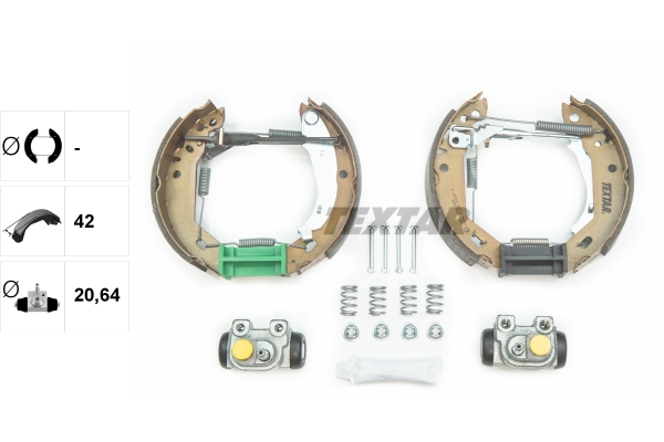 TEXTAR 84031802 Shoe Kit Pro Bremsbackensatz