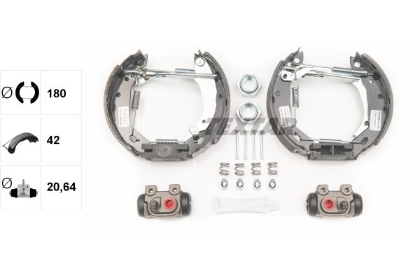 TEXTAR 84031803 Shoe Kit Pro Bremsbackensatz