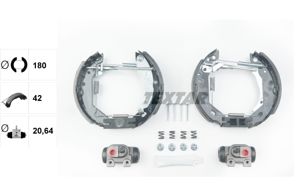 TEXTAR 84031804 Shoe Kit Pro Bremsbackensatz
