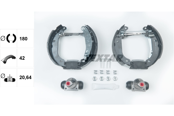 TEXTAR 84037406 Shoe Kit Pro Bremsbackensatz