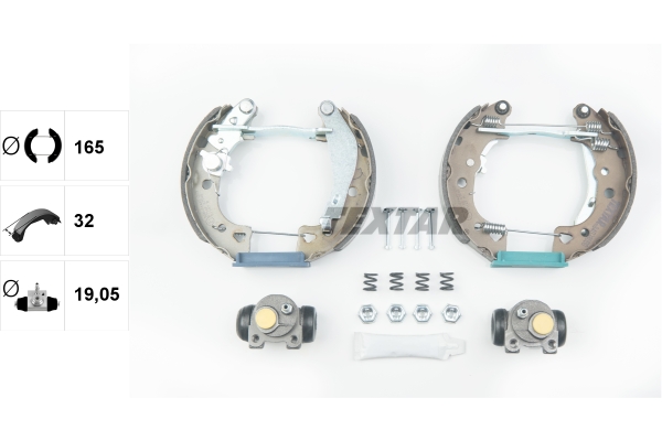 TEXTAR 84038000 Shoe Kit Pro Bremsbackensatz