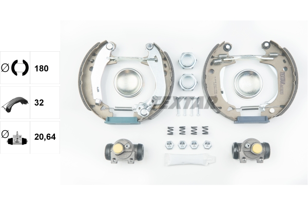 TEXTAR 84038203 Shoe Kit Pro Bremsbackensatz