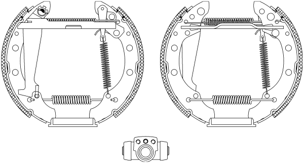 TEXTAR 84044701 Shoe Kit Pro Bremsbackensatz