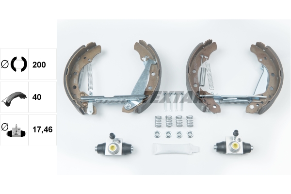 TEXTAR 84044706 Shoe Kit Pro Bremsesko sett