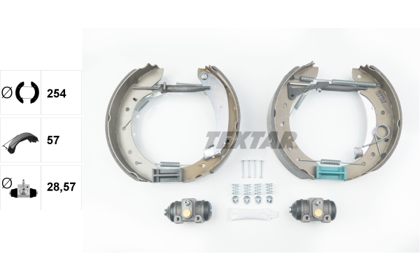 TEXTAR 84049600 Shoe Kit Pro Bremsbackensatz