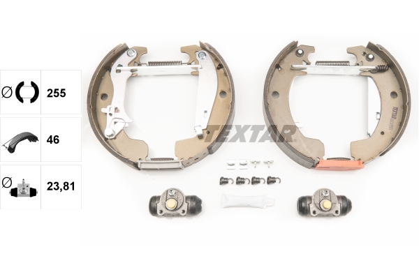 TEXTAR 84049901 Shoe Kit Pro Bremsbackensatz