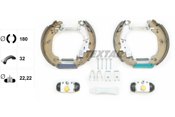TEXTAR 84054401 Shoe Kit Pro Bremsbackensatz